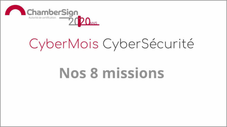 CyberMois 2020 : les 8 raisons certificat