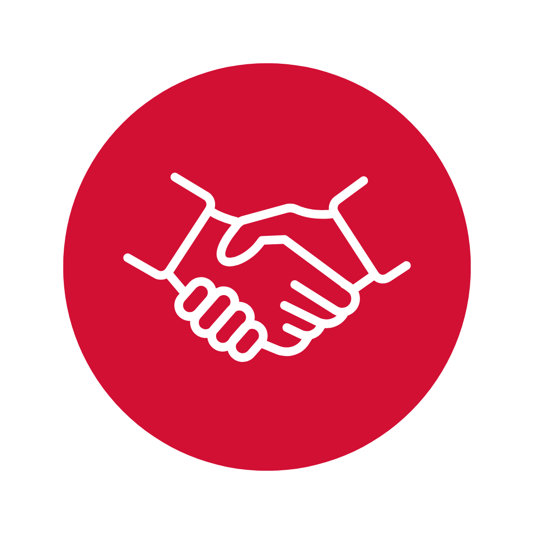 Icon avec une poignée de mains