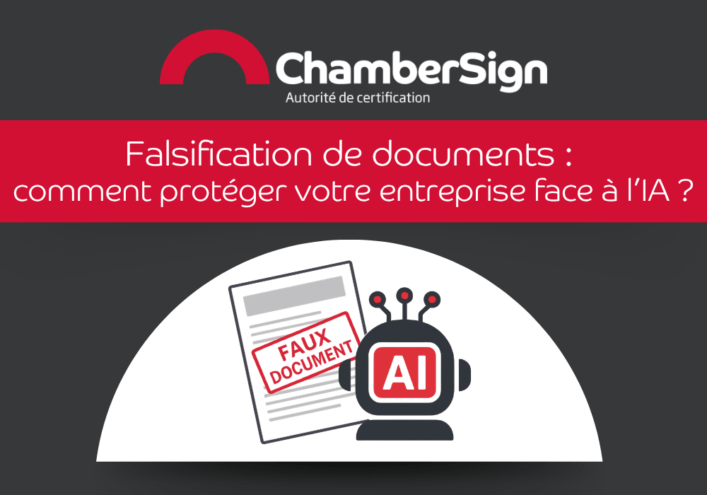 Illustation d'une falsification document fait par une IA